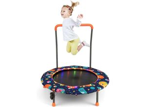 0783501230953 - Ø92 cm KindertrampolinMinitrampolin für Kinder mit LED-Beleuchtung