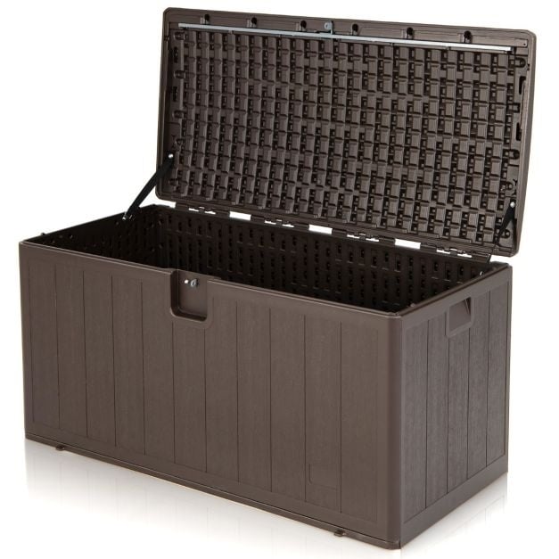 0783501268451 - Large Storage Box - 400L - 1275 x 64 x 64 cm - Braun