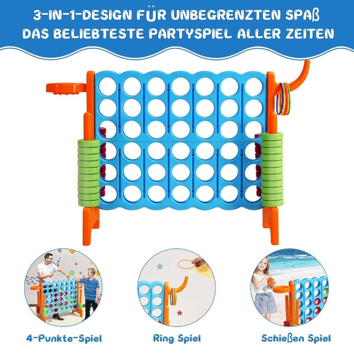 0783501271604 - Large 4-Wight Jumbo 4-Wight Set 84 x 33 x 79 cm blau + orange