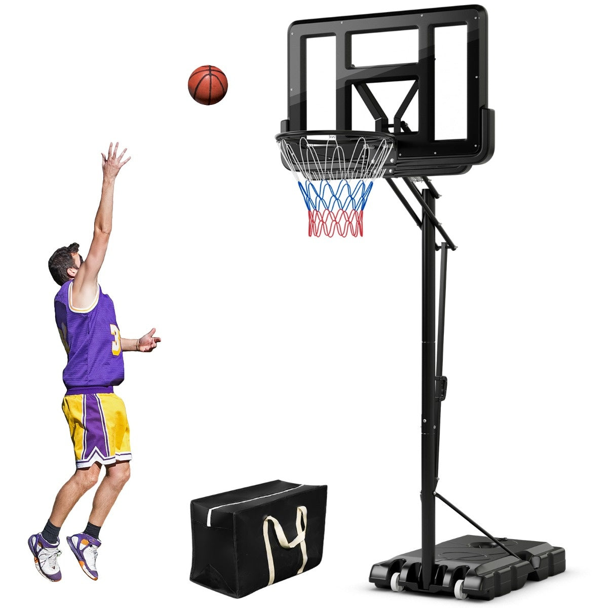 0783501296065 - Basketballständer - 245 - 305 cm - Höhenverstellbar