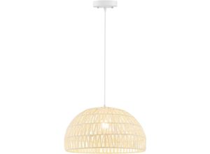 0783501296287 - Pendelleuchte Papier Boho Lampe Hängend Rustikal