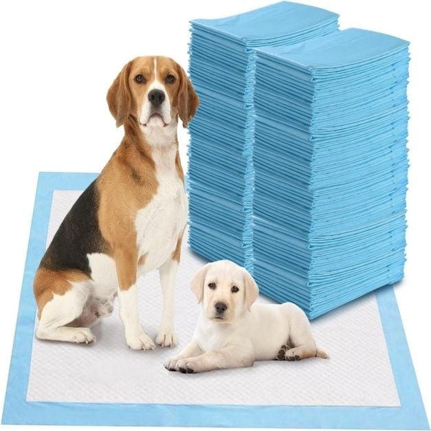 0783501298212 - Trainingsmatte für Hunde Auslaufsichere 5-Lagen-Design-Welpenmatte Hygienische Einweg-Pads (100 Stück 60 x 90 cm)