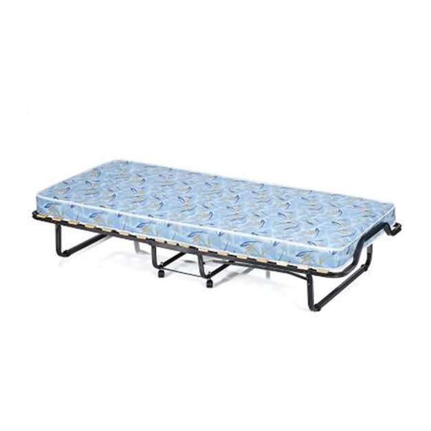 0783501339984 - Klappbett - Memory-Schaum-Matratze & Rollen - Max 110 Kg - 90 x 200 x 41 cm - Blau