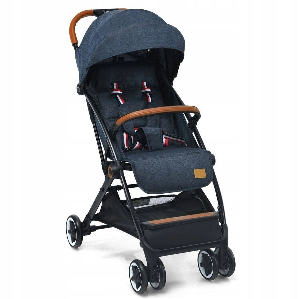 0783501340324 - Faltbarer Kinderwagen - Verstellbare Rückenlehne und Fußstütze - 41 x 72 x 965 cm - Blau