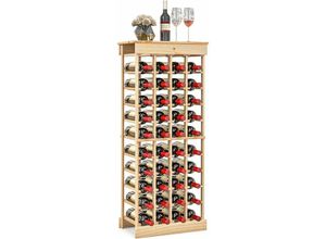 0783501364788 - Weinregal aus Massivholz Flaschenregal Weinständer für 40 Flaschen Weinflaschenhalter Weinhalter für Küche Speisekammer Bar & Weinkeller