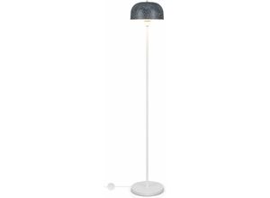 0783501420699 - Costway - 146cm Stehlampe Stehleuchte mit Fußschalter E27-Glühlampensockel und Lampenschirm Leselampe für Wohnzimmer Arbeitszimmer Schlafzimmer