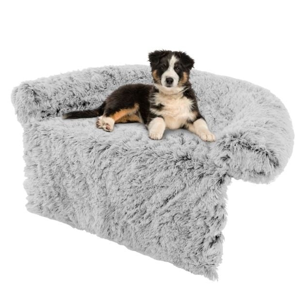 0783501425250 - Hundedecke - Plüsch - waschbar - 112 x 108 x 18 cm - Grau