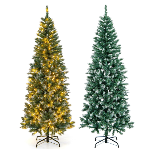 0783501425656 - Weihnachtsbaum Bleistiftform mit 250 Leds - 180cm - Grün