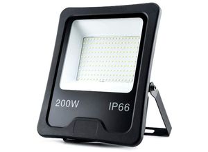 0784035909155 - UISEBRT 200W Kaltweiß LED Strahler Außen - LED Flutlicht Sicherheitsleuchte Außenwandleuchte Wasserdicht IP66 für Garage Garten Hotel Sportplatz