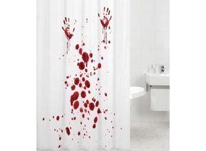 0784672236126 - Duschvorhang Blood Hands 180 x 200 cm