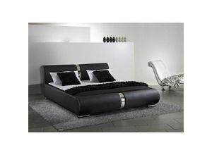 0785045842678 - Polsterbett Bett Doppelbett Tagesbett DAKAR 160x200 cm Schwarz