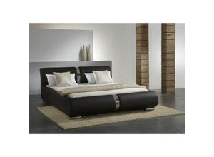 0785045842807 - Fun Moebel - Polsterbett Bett Doppelbett dakar Komplettset 200x200 cm Braun