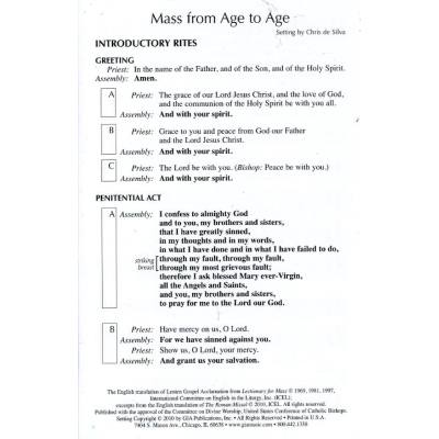 0785147786047 - Mass from age to age