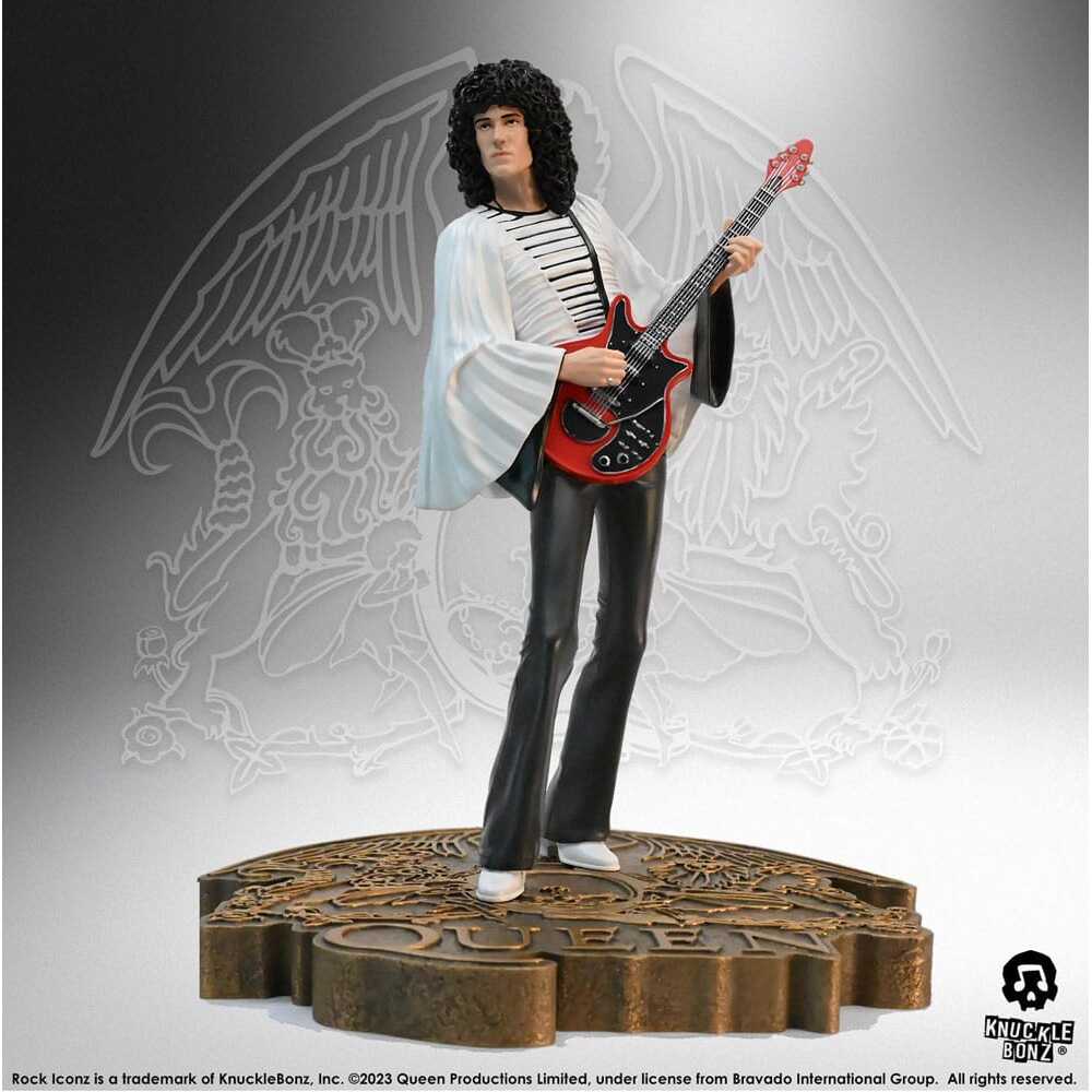 0785571595567 - Sammlerfigur Queen Rock Iconz Brian May II (Sheer Heart Attack Era)