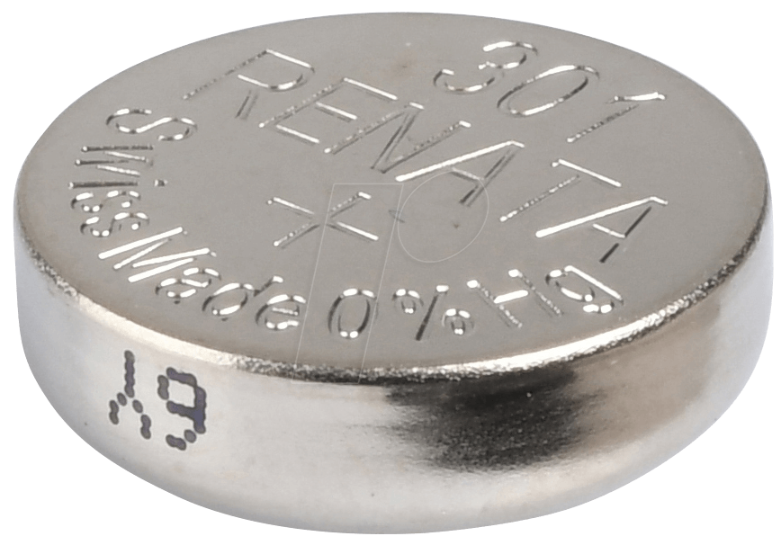 0785618700114 - RENATA 301 - Silberoxid-Knopfzelle 301 130 mAh 16 x 42 mm
