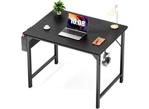0785856398333 - Schreibtisch 80cm Tisch mit Kopfhörerhaken und Aufbewahrungstasche Holz-Computertisch Stabile und Verstärkte Struktur Desk Bürotisch esk Geeignet 0785856398333 - Schreibtisch 80cm Tisch mit Kopfhörerhaken und Aufbewahrungstasche Holz-Computertisch Stabile und Verstärkte Struktur Desk Bürotisch esk Geeignet