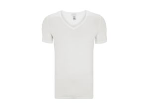 0786337110673 - Hanro Herren T-Shirt V-Neck - Cotton Superior weiß