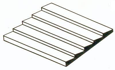 0787026041018 - Bretter-Verschalung 1x150x300mm Raster 250 mm 1 Stück