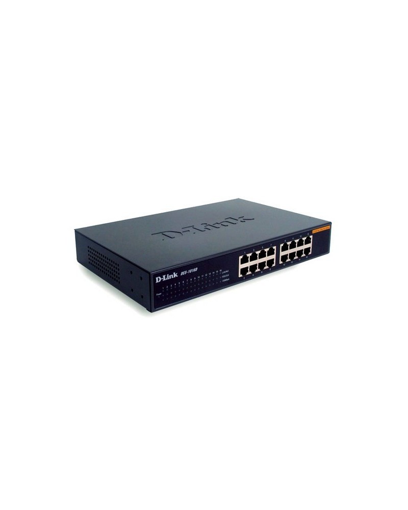 0790069221279 - Dlink - Schalter gigabit unmanaged 16 tren 10 100mbps des-1016d