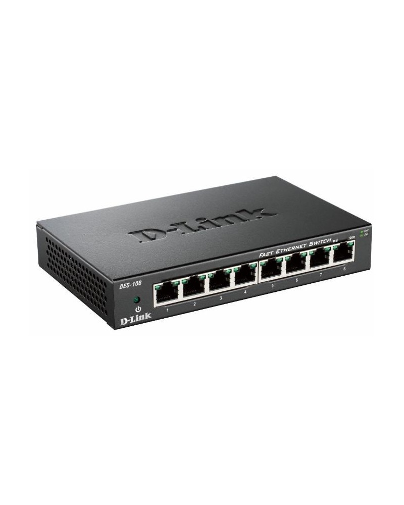 0790069368202 - Dlink - Switch 08P dt D-Link DES-108 E 10 100 Uplink (DES-108 E)