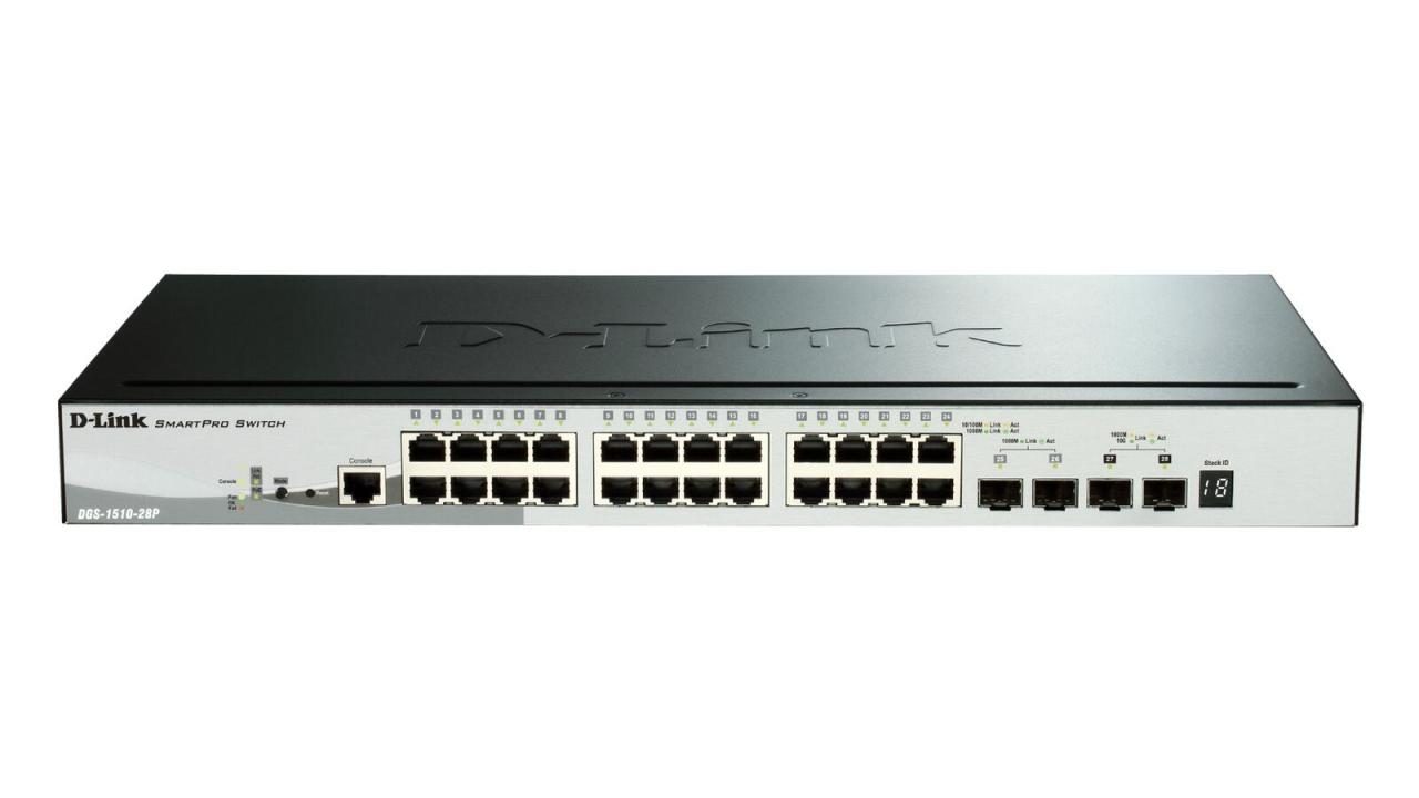 0790069399473 - D-Link SmartPro DGS-1510-28P - Switch - 28 Anschlüsse - managed - an Rack montierbar