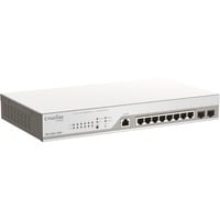 0790069442933 - D-Link Nuclias Cloud-Managed DBS-2000-10MP - Switch - 8 x 10 100 1000 (PoE+) + 2 x Gigabit SFP - PoE+ (130 W)