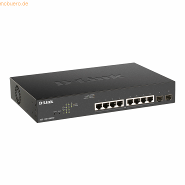 0790069453328 - DGS-1100-10MPV2 10-Port PoE+ Gigabit Smart Switch