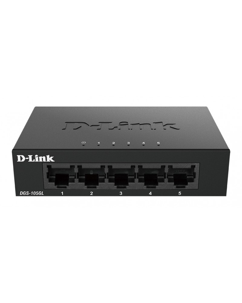 0790069458576 - D-Link DGS 105GL - Switch - unmanaged - 5 x 10 100 1000 - Desktop