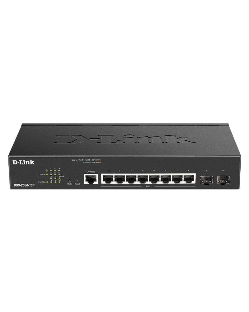 0790069460470 - D-LINK DGS20010P - Switch 10-Port Gigabit Ethernet SFP PoE+