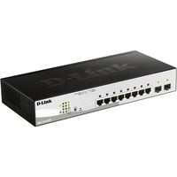 0790069467691 - D-Link Web Smart DGS-1210-08P - Switch - managed - 8 x 10 100 1000 (PoE) + 2 x Gigabit SFP - Desktop an Rack montierbar - PoE (45 W)