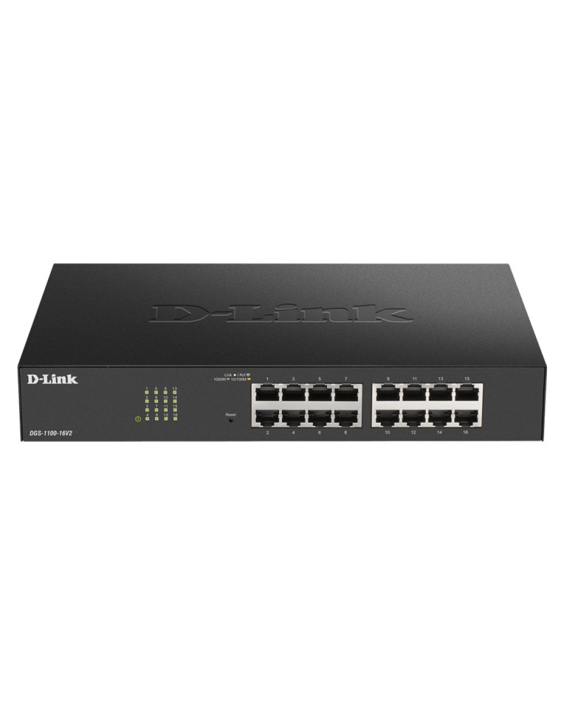 0790069467837 - Dlink - D-Link DGS-1100-24PV2 E Switch Smart 24 Gigabit Ports PoE Power Over Ethernet Web Management Layer 2 vlan igmp Snooping VoIP vlan