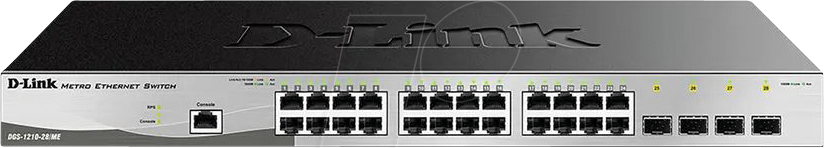 0790069468216 - DGS-1210-28ME E 28-Port L2 Smart Mgd ME Gigabit Switch