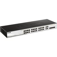 0790069468537 - D-Link DGS 1210-24P - Switch - Smart - 24 x 10 100 1000 (PoE+) + 4 x Combo Gigabit Ethernet Gigabit SFP - Desktop an Rack montierbar - PoE+ (193 W)