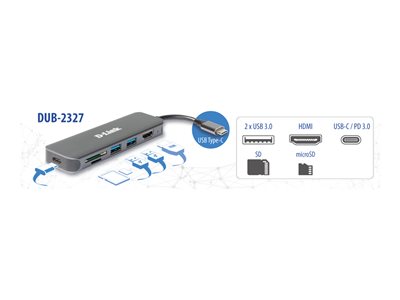 0790069468582 - D-Link D-LINK DLINK Medienkonverter DUB-2327 DUB2327 (DUB-2327) (DUB2327) (DUB-2327)