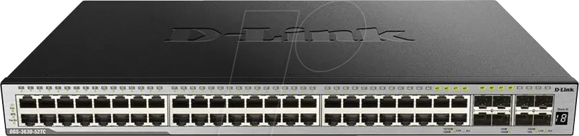 0790069472114 - D-LINK G363052TC - Switch 52-Port Gigabit Ethernet RJ45 SFP SFP+