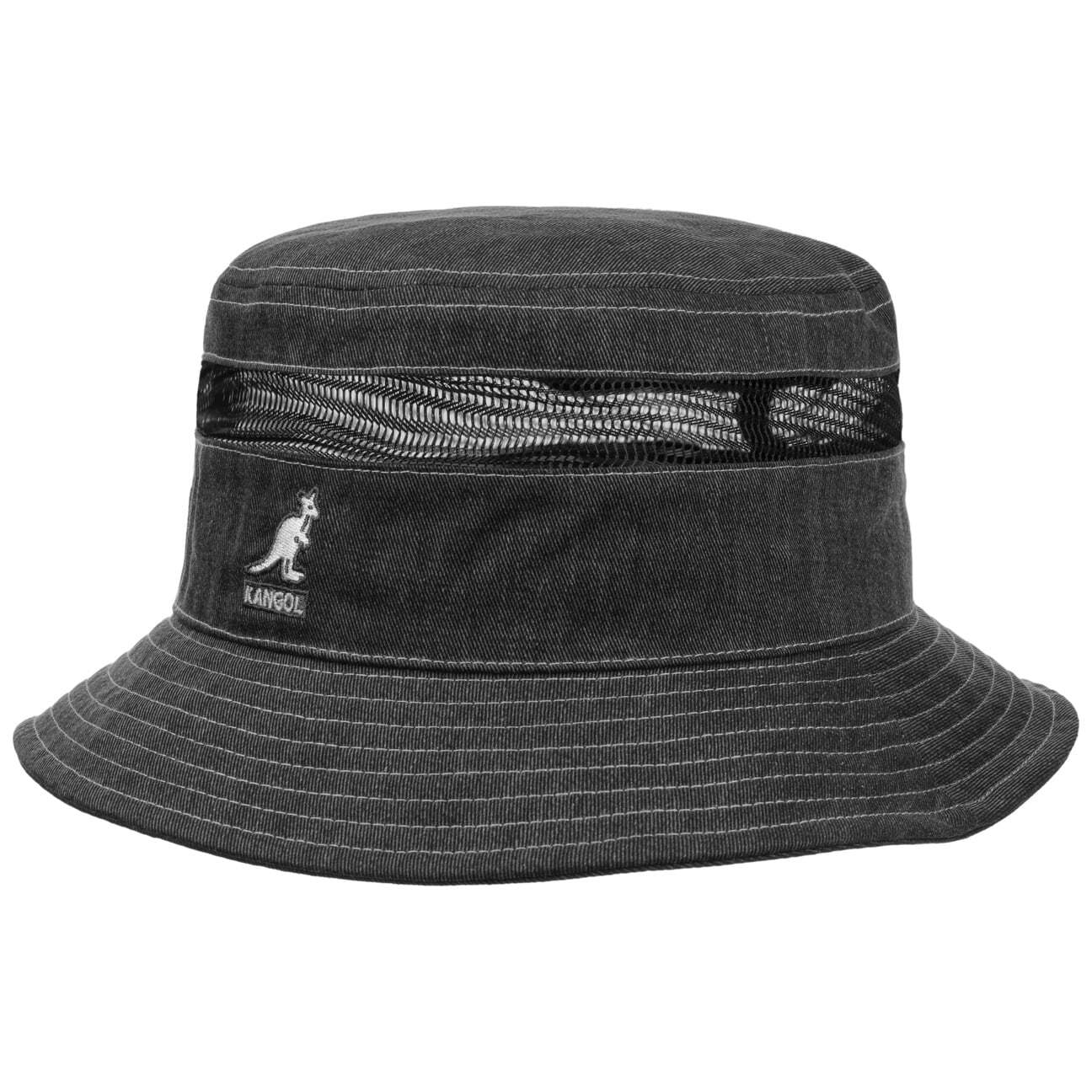 0792179775024 - Bucket Hat Distressed Cotton Mesh