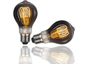 0793179592963 - Edison Vintage GlühbirneA60 E27 4W led Glühbirne Vintage Antike Glühbirne Warmweiß (2700K)  Ideal für Nostalgie und Retro Beleuchtung im Haus Café