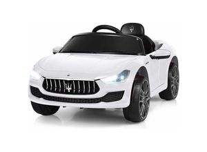 0794094541128 - 12V Maserati Kinderauto mit 24G-Fernbedienung 3 Gang Elektroauto 3-45km h mit Musik Hupe MP3 und led Scheinwerfer Kinderfahrzeug für Kinder von