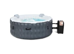 0794094546062 - Aufblasbarer Whirlpool Φ180cm Massage Spa Pool rund mit 108 Massagedüsen Heizfunktion Outdoor Massagepool Selbstaufblasend für 4 Personen