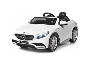 0794094555965 - GOPLUS Kinder Elektroauto Mercedes Benz AMG S63 Elektrisches Auto mit 24 G Fernbedienung Simuliertes Kinderfahrzeug inkl Musik & Licht & Hupe