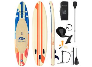 0794094566572 - Stand Up Paddling Board mit Sitz inkl Rucksack Pumpe verstellbares Paddel Sicherheitsleine Bungee-Seil und Reparaturset sup Board 150kg