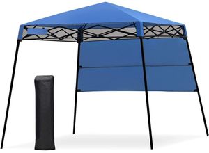 0794094567302 - Costway Garten Pavillon Gartenzelt mit Tasche tragbares Partyzelt 181x181x210cm blau