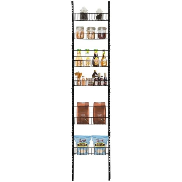 0794094568255 - Storage Rack - 6 Schichten - 43 x 13 x 1965 cm - Schwarz - Eisen