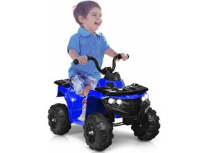 0794094594742 - 6V Elektrisches Kinderquad Elektro Quad für Kinder mit 2 Scheinwerfer & 4 Rutschfesten Reifen Cooler Elektroauto mit MP3 & usb Elektroauto (Blau)