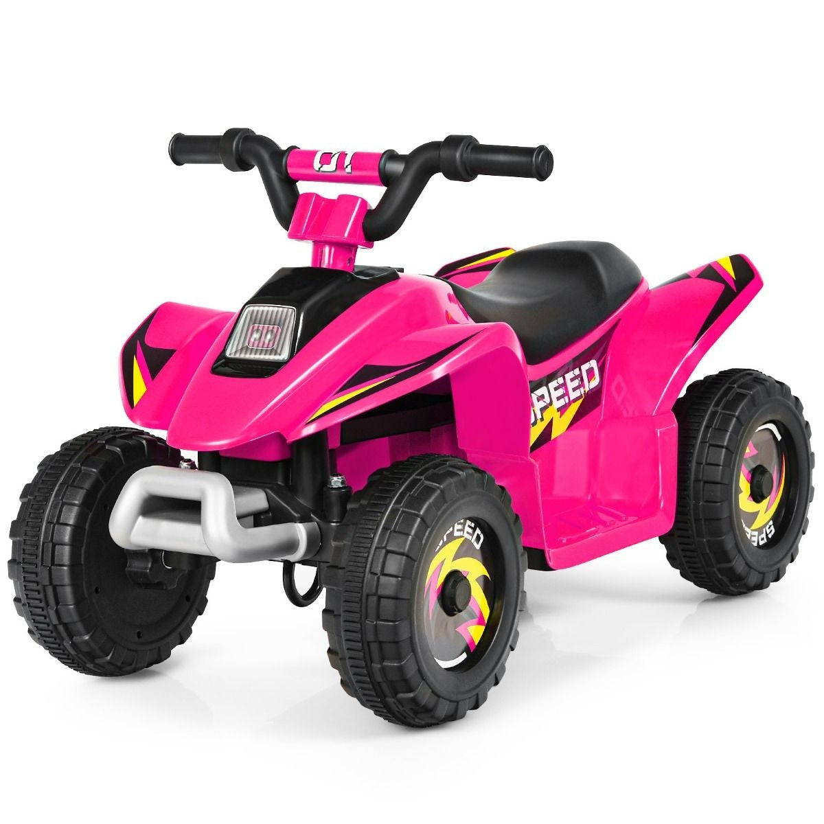 0794094640081 - Kinderwagen Mini Electroquad 6 V Batteriebetriebenes Quad 28-46 km h Pink Pink