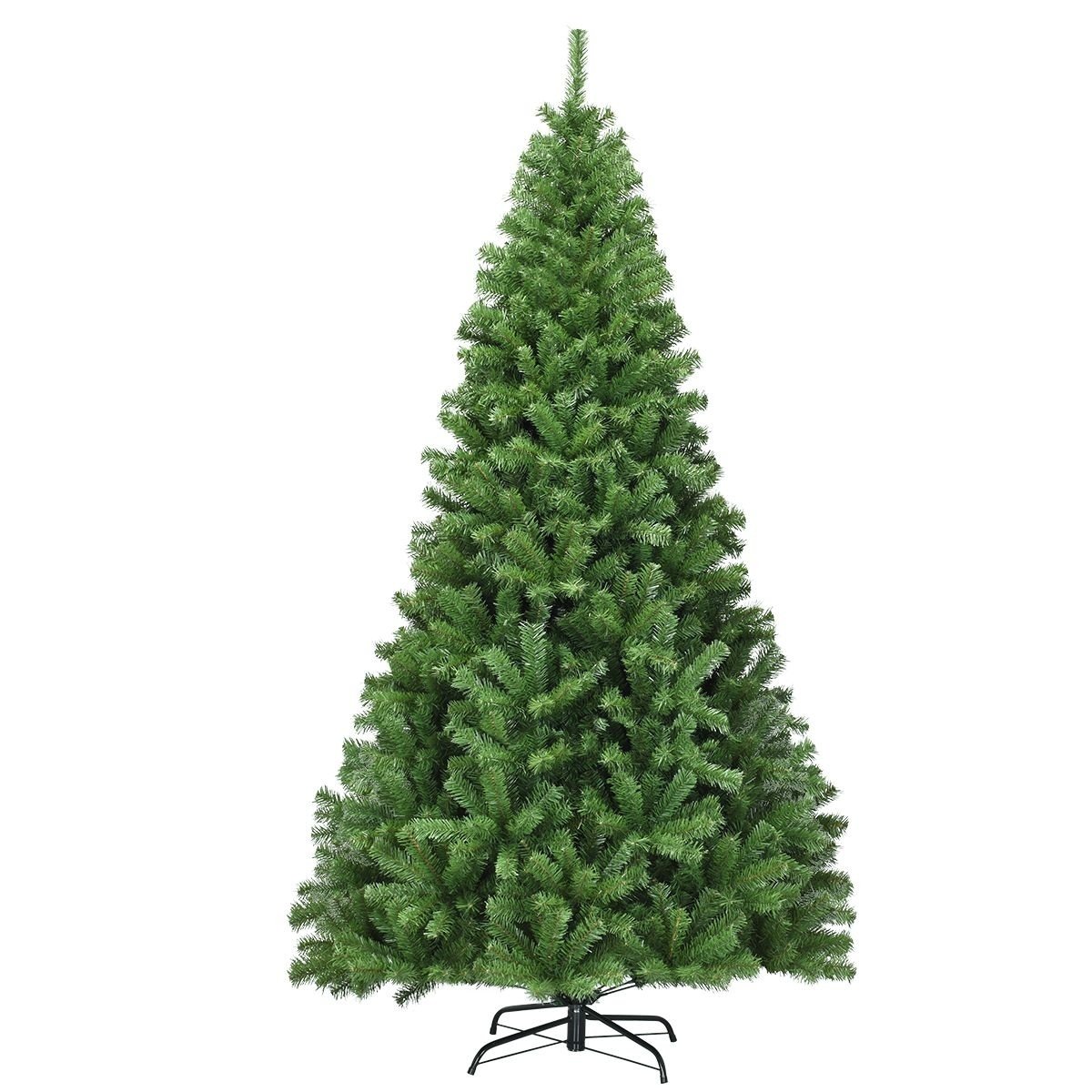 0794094640296 - Weihnachtsbaum 225 cm künstlicher Tannenbaum mit Faltsystem 1346 Spitze PVC Grün