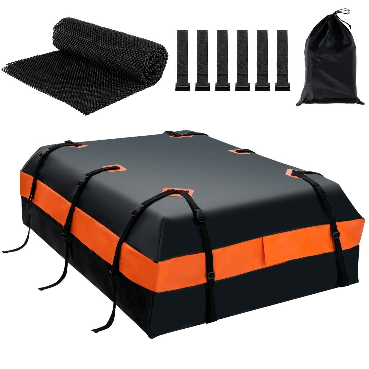 0794094641507 - Wasserdichte Autodachtasche für alle Fahrzeuge ohne Gepäckträger - 560 L - 132 x 100 x 43 cm - Schwarz 0794094641507 - Wasserdichte Autodachtasche für alle Fahrzeuge ohne Gepäckträger - 560 L - 132 x 100 x 43 cm - Schwarz