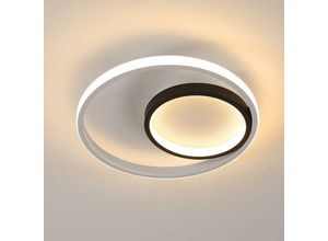 0794114314015 - Aiskdan - Moderne LED-Deckenleuchte 30W - Runde Deckenleuchte aus Aluminium Warmweißes Licht 3000K Perfekt für Schlafzimmer Wohnzimmer Flur