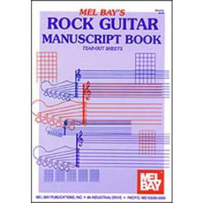 0796279010924 - Notenblock Rock guitar manuscript book