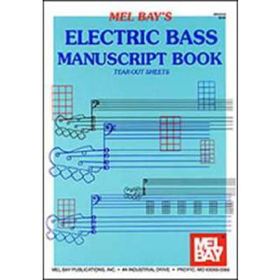 0796279010931 - Notenblock electric bass manuscript book